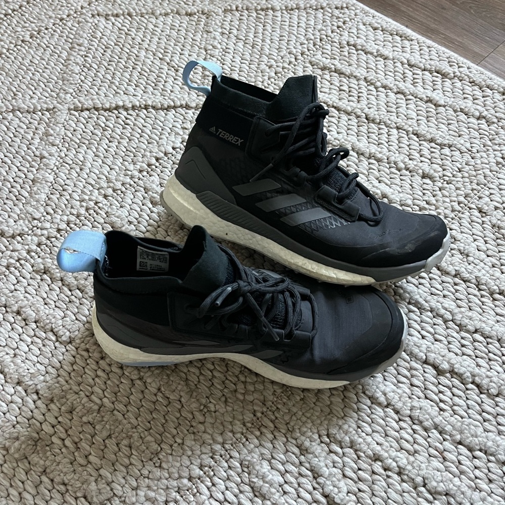 Black adidas shoes